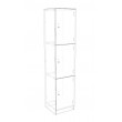 Lockers 3 Doors - Bank of 3 x high & 1 x Wide